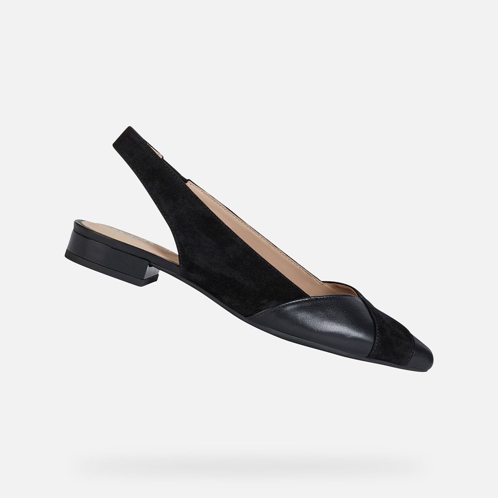 Geox Bayan Ballerina Siyah - Charyssa - NXP-028536